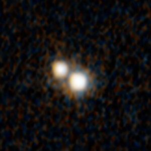 Hubble unexpectedly finds double quasar in distant Universe