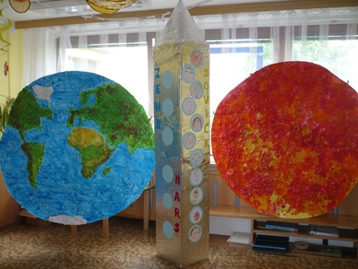 Kids Journeys on Winning Entry For Journey To Mars Competition   Pre School Class