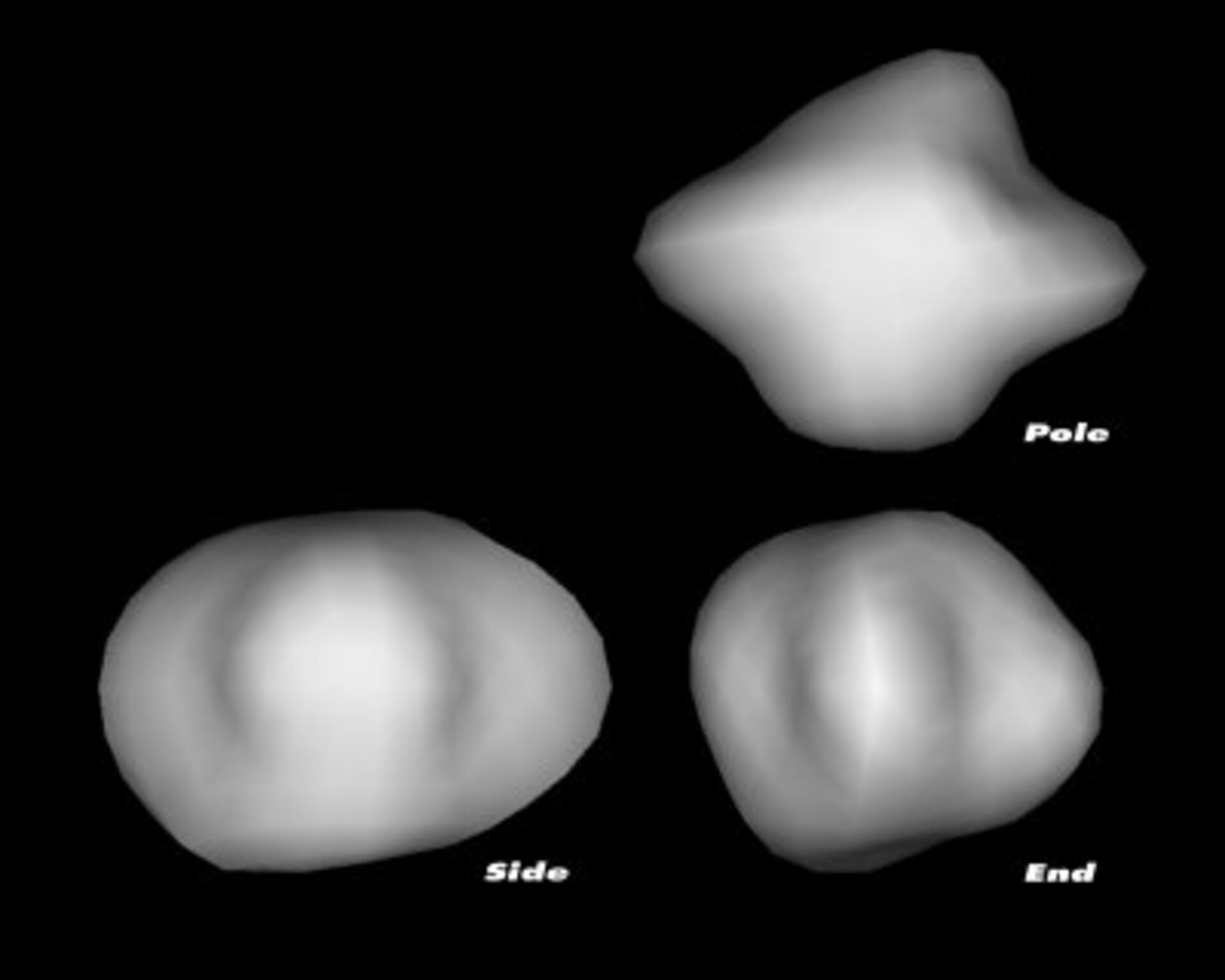 3-D Modelle des Kometenkerns von 67P/Churyumov-Gerasimenko