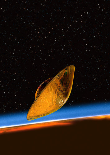 Artist's impression of Huygens just before entry