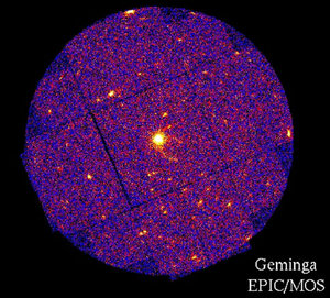 X-ray image of the neutron star 'Geminga'