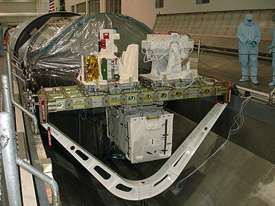 SOLAR and EuTEF were also transported inside the Shuttle's cargo bay
