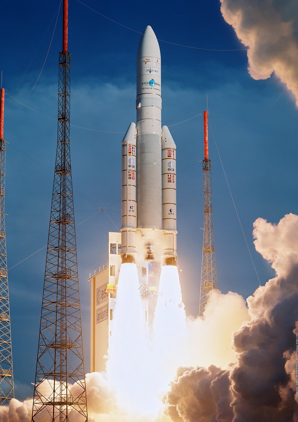Décollage d'Ariane 5