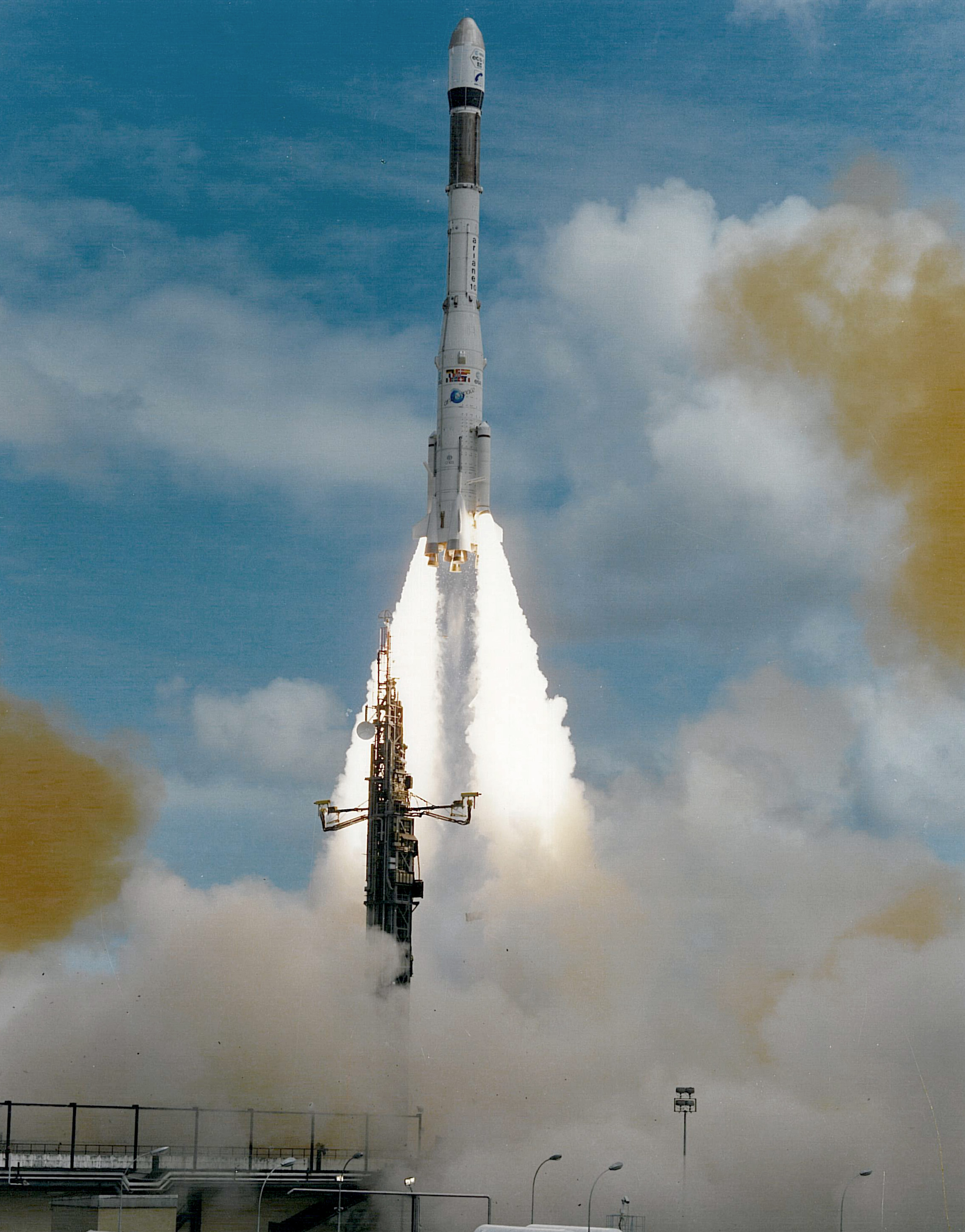 ESA Launch Of An Ariane 3 4 August 1984