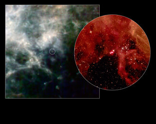 Herschel and Hubble view of Supernova 1987A