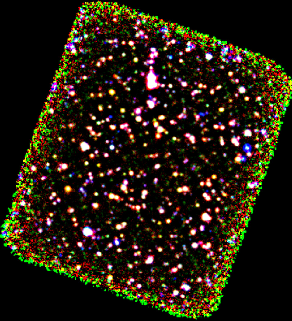 Herschelin näkymä GOODS-eteläinen-kaistaleelle
