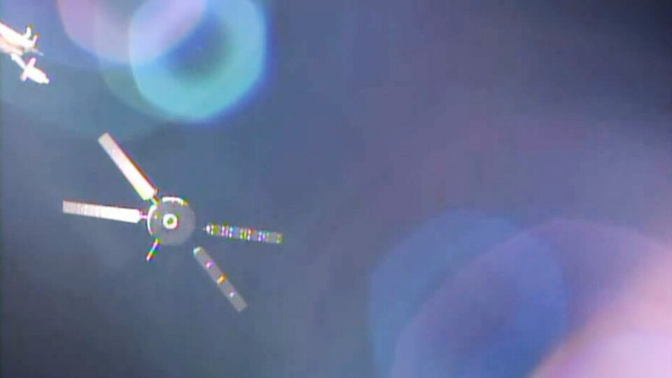 ATV-5 in orbit prior to docking