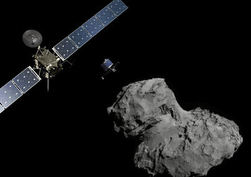 Rosetta at Comet (landscape)