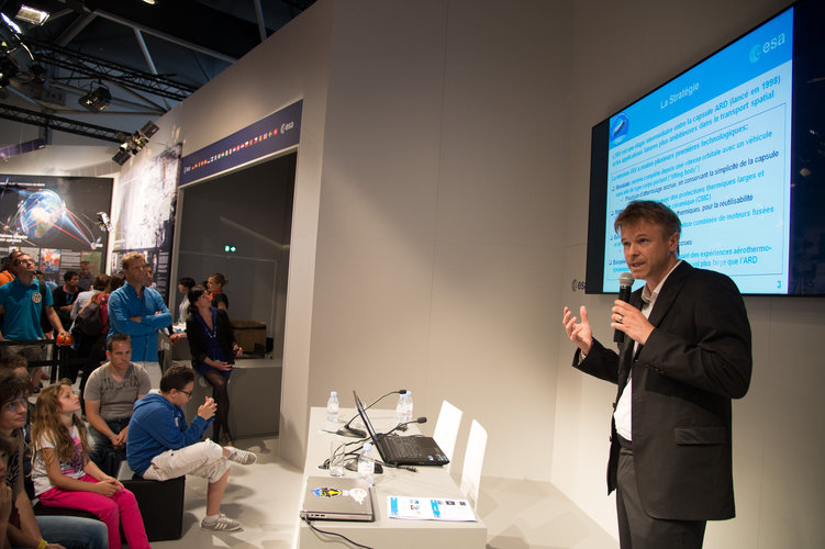 IXV mission presented at the ESA Pavilion