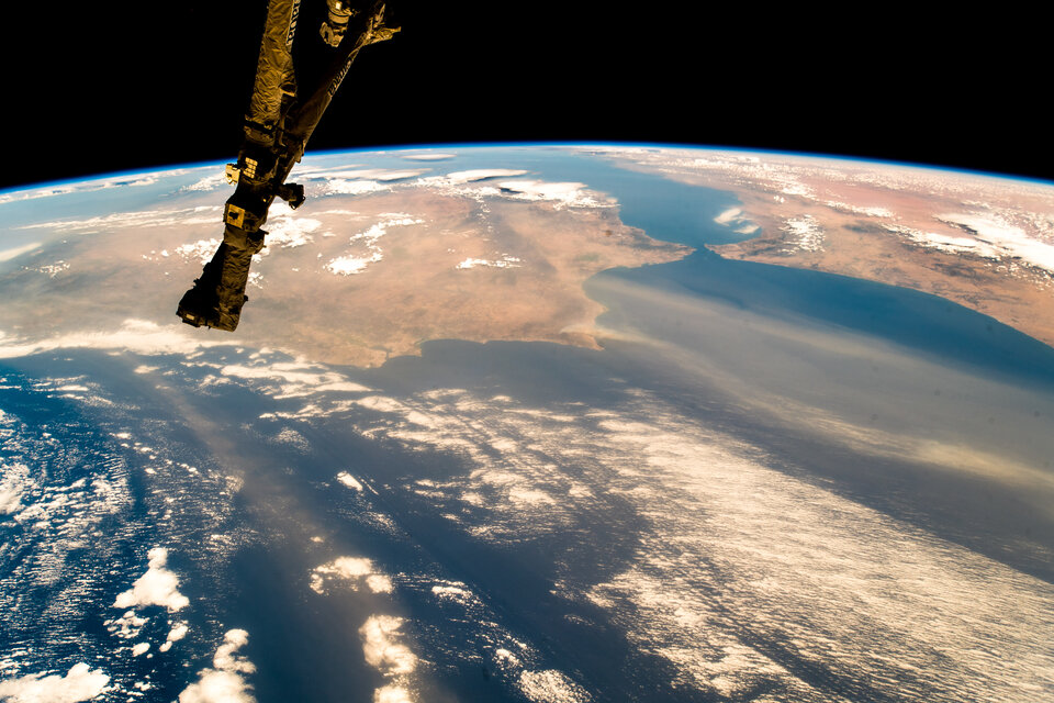 Ocean and soil – Iberian peninsular seen from space
