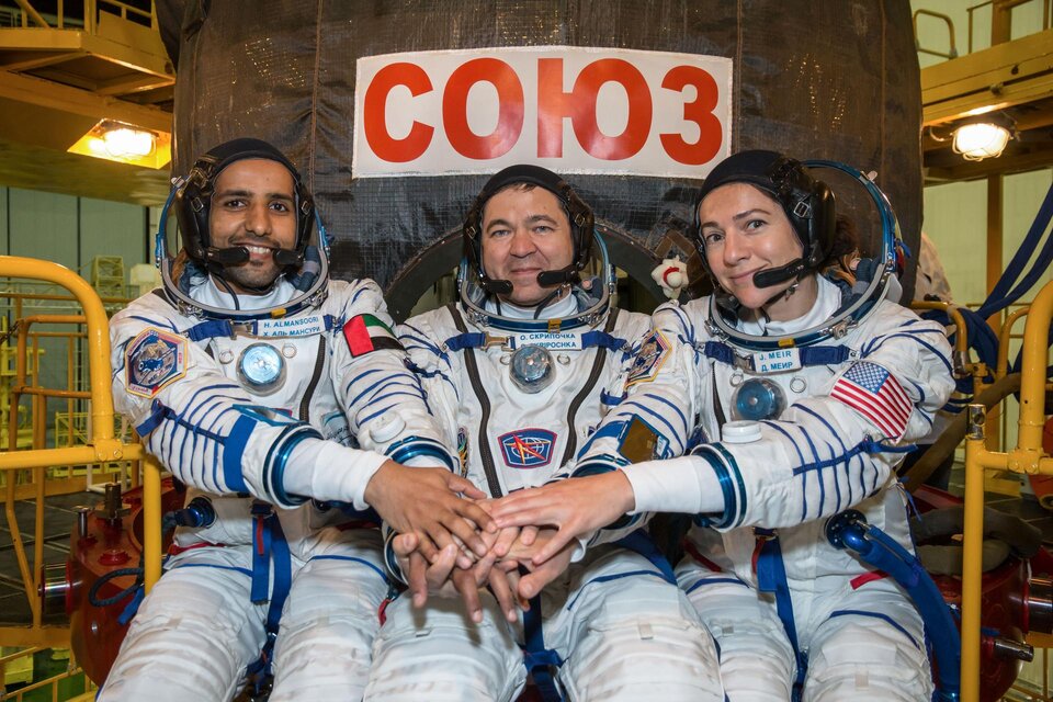 Soyuz MS-15 crewmembers