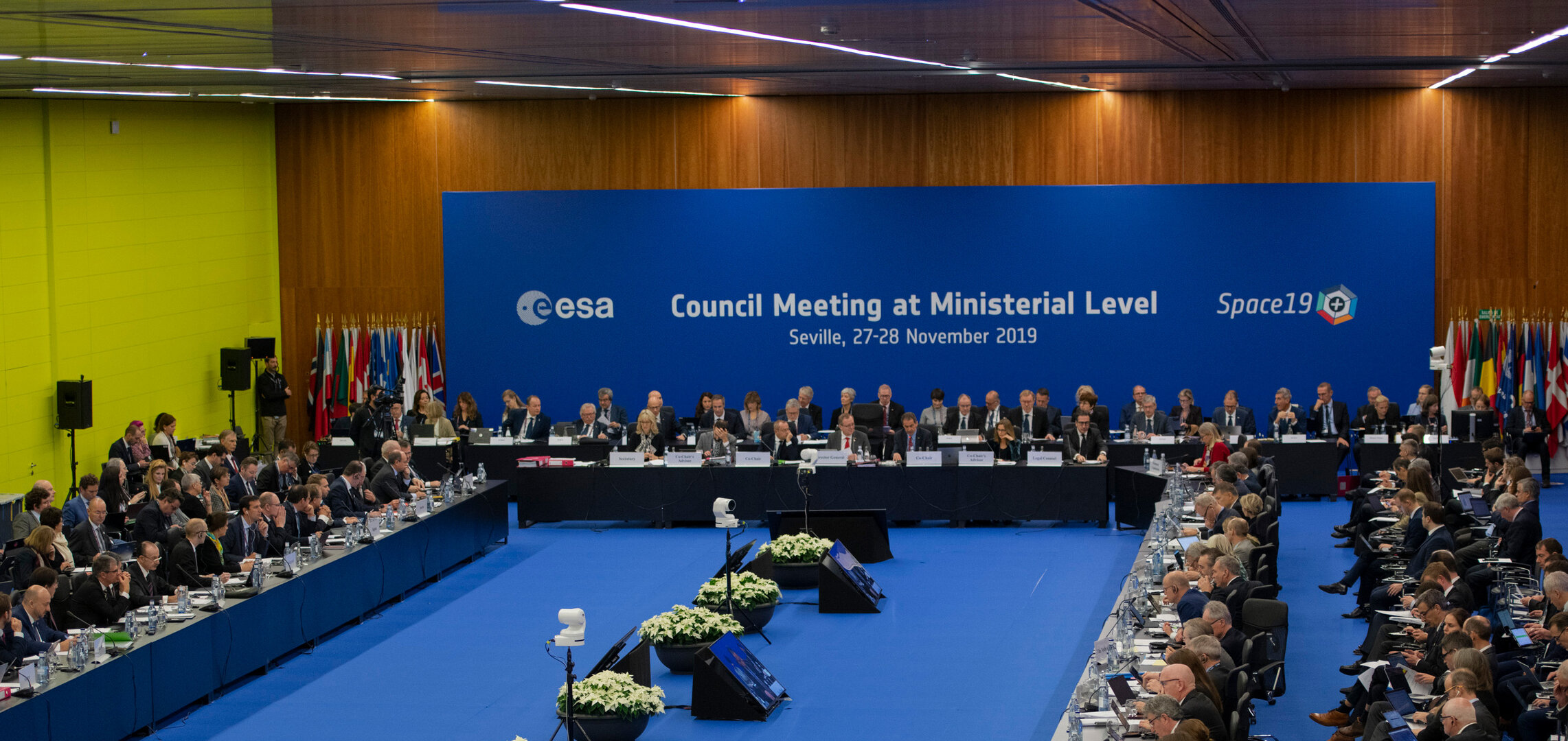 Space19+, the ESA Council at Ministerial level, in Seville, Spain