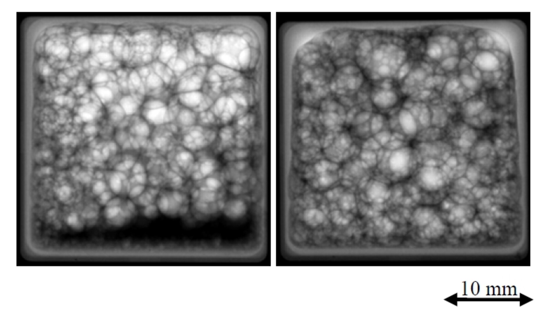 Metallic foams on Earth and in space