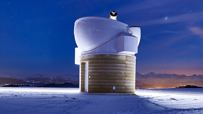 Telescope at Zimmerwald Observatory