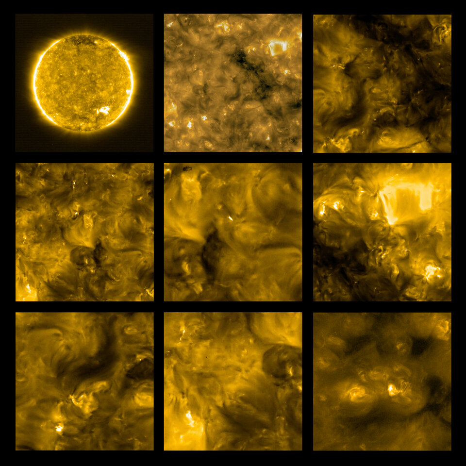 Solar Orbiter views 'campfires' on the Sun