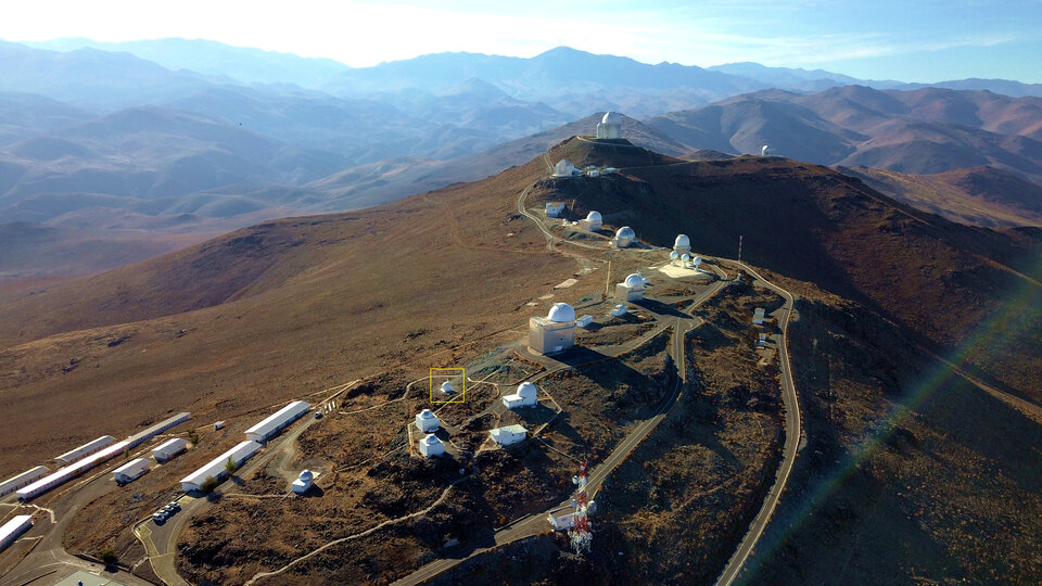 Test-Bed Telescope 2 na miejscu w Obserwatorium ESO La Silla