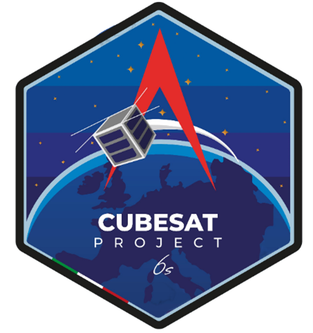 Logo of CubeSat team 6S from Politecnico di Milano, Italy