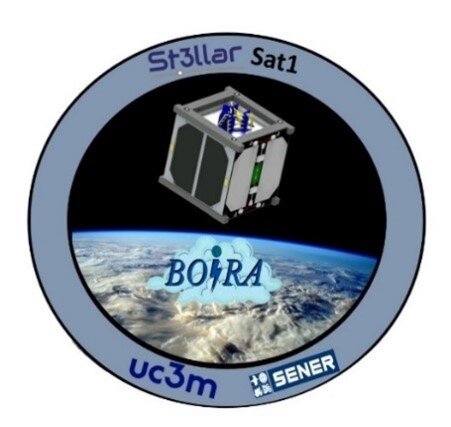 Logo of CubeSat team ST3LLAR-Sat1 BOIRA from Universidad Carlos III de Madrid, Spain