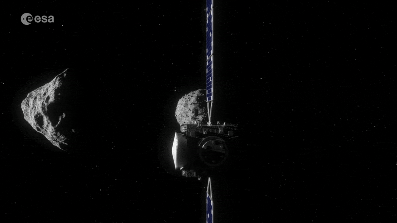 Hera en approche des astéroïdes Didymos
