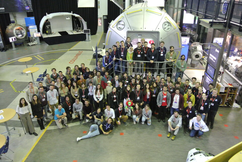 12 University teams gathered at ESA ESTEC for the Design Booster Training week 