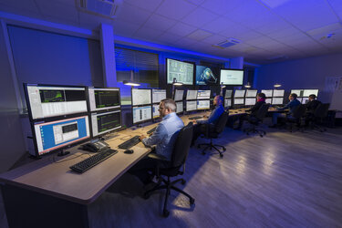 Operations room for the European Data Relay System