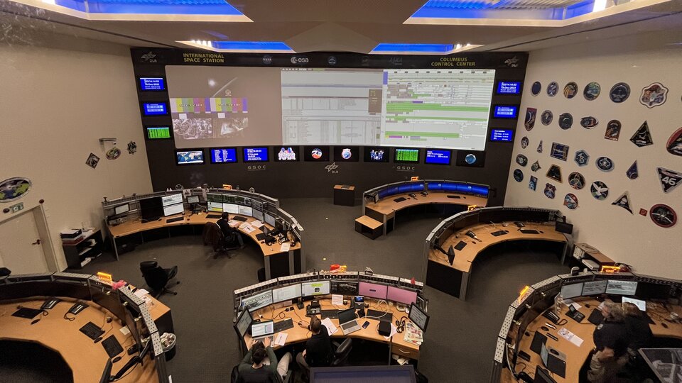 Das Columbus Control Centre der ESA bei München