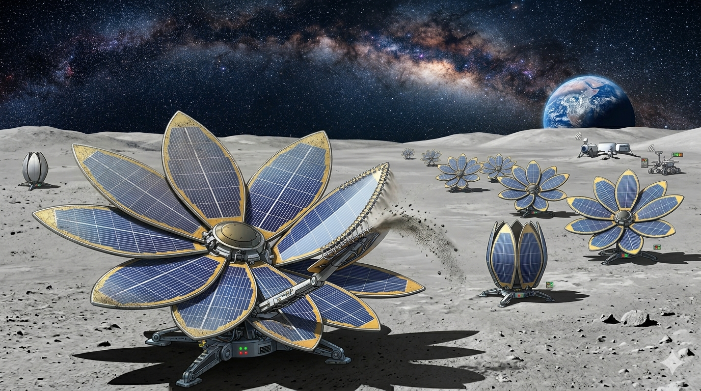 From static panels to living systems: bio-inspired solar architectures for off-world environments