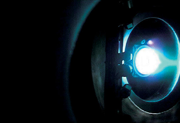 Optical emission from Smart-1 ion thruster