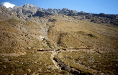 Andean landscape in Chile