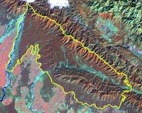 The Bardia National Park's boundaries (2002)