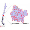 Location of the Araucanía Region