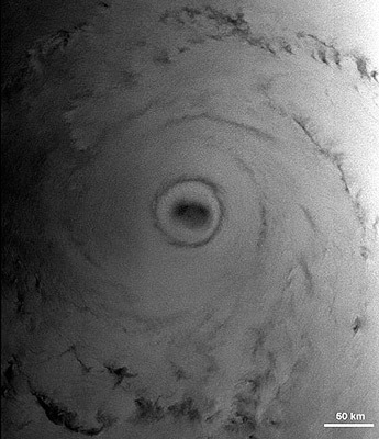 ASAR Wide Swath Mode image of Hurricane Katrina's eye