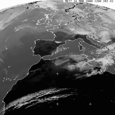 Meteosat image, 16 March 2000