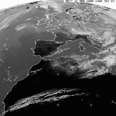 Meteosat image, 16 March 2000