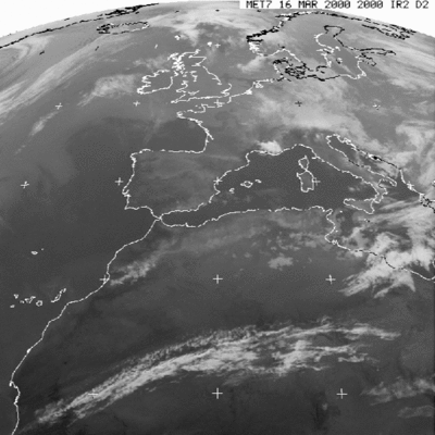 Meteosat image, 16 March 2000