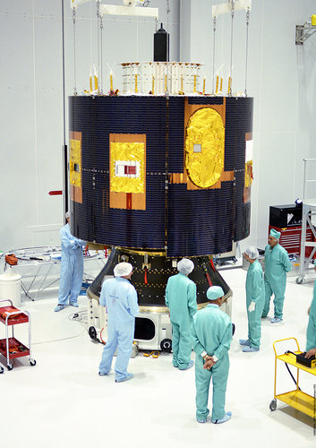 MSG-1 is installed on its payload adapter, the ACU 1666 IN S5B building