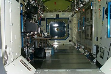 The US laboratory mock-up at JSC, Houston