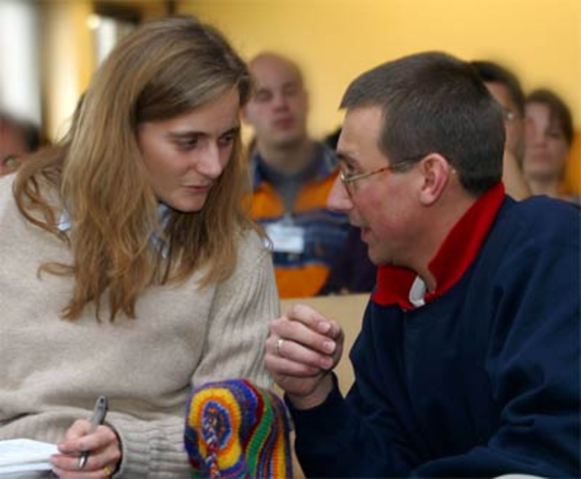 Discussions during the workshop