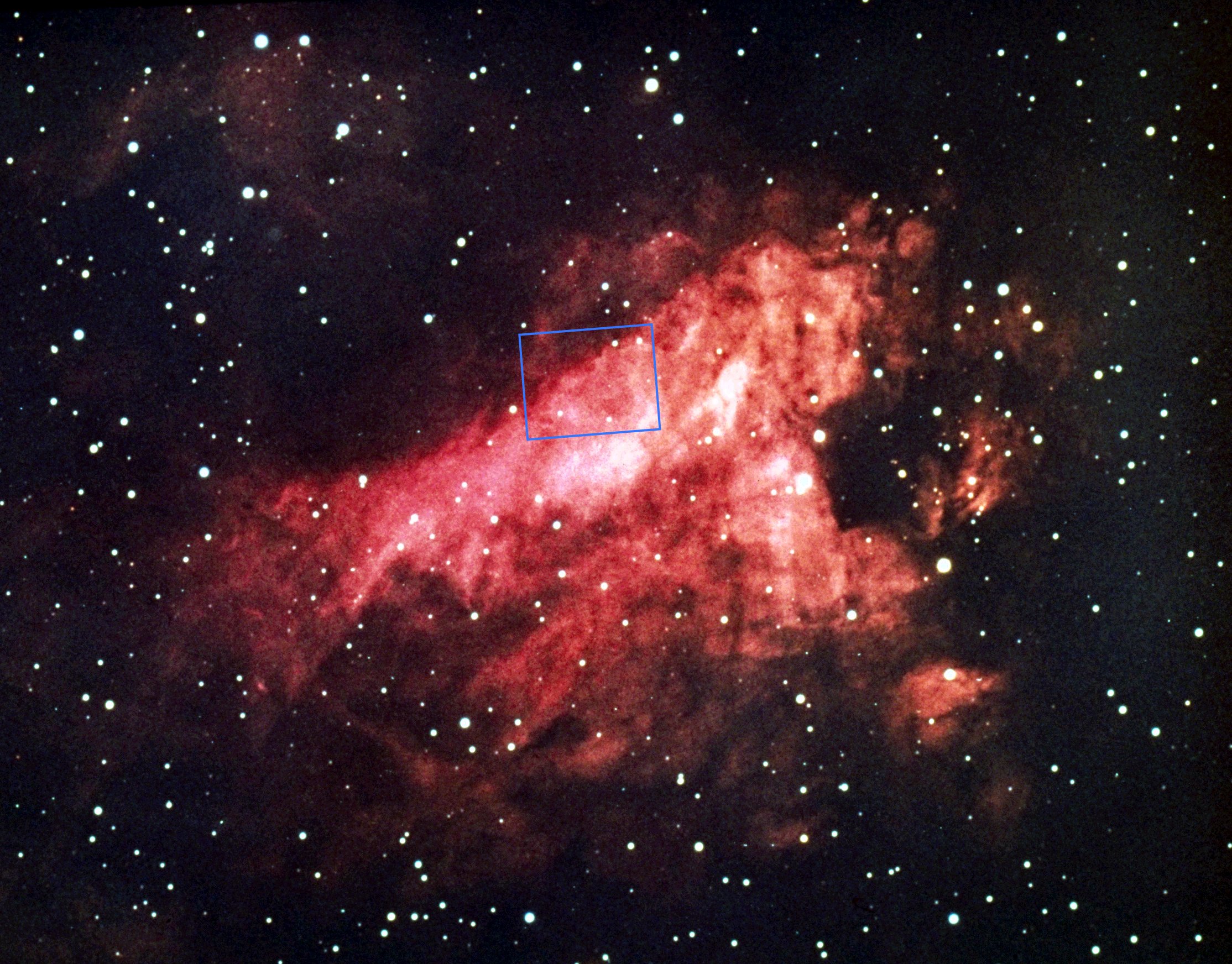 Esa Messier 17 The Omega Nebula Noao Image