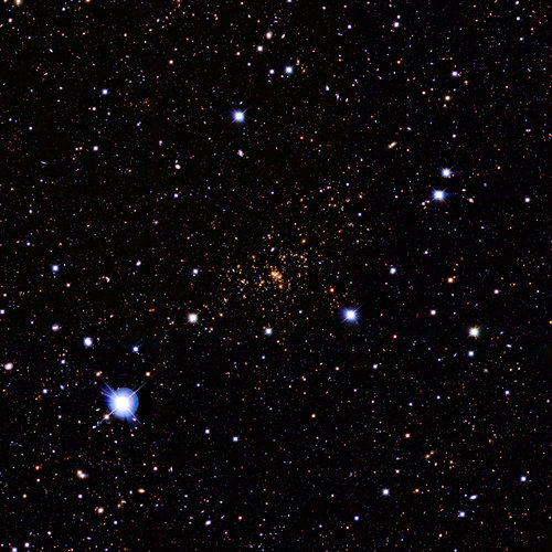 Ground-based image of the galaxy cluster C10024+1654