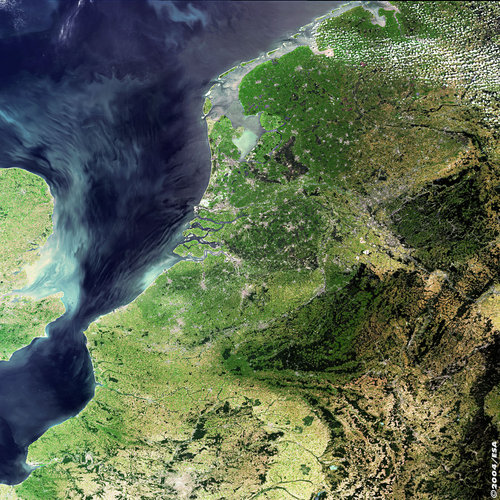 Benelux as seen by Envisat