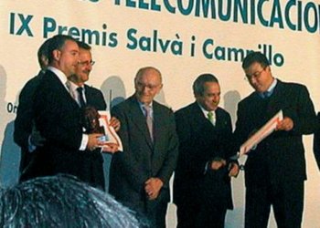Javier Ventura-Traveset and Félix Torán Martí receive award