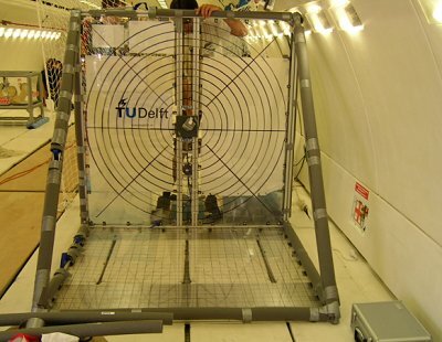KaBoom experiment installed in the A300 'Zero-G' aircraft
