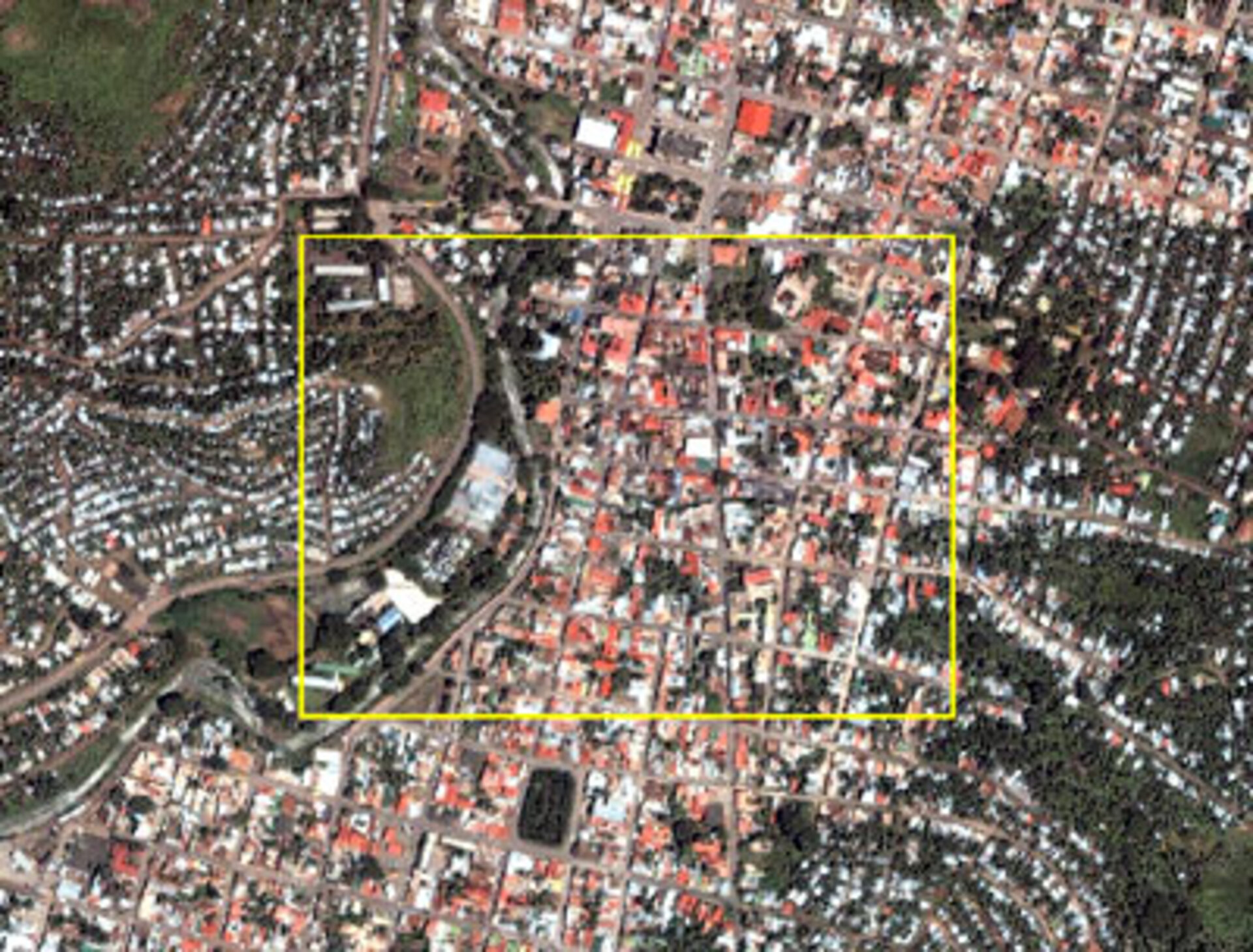 Very high resolution satellite image of Matagalpa