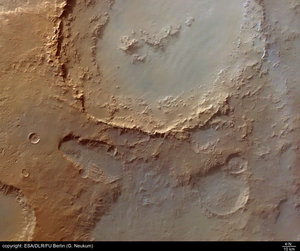 Crater Hale in Argyre basin