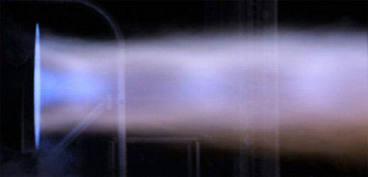 Vinci thrust chamber test