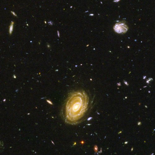 Hubble's ACS close-up view of Hubble Ultra Deep Field