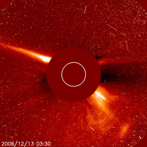 Large solar flare, 13 December 2006