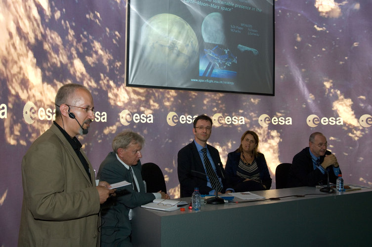 European Space Exploration Workshop at the ESA pavilion