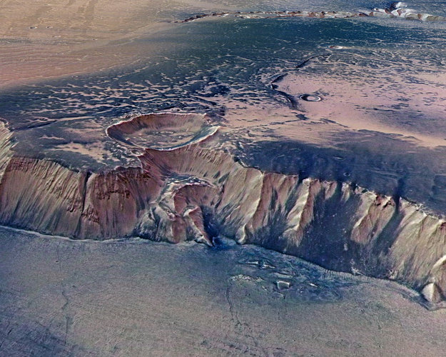 Perspective view of Echus Chasma